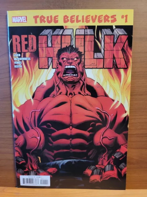 True Believers Red Hulk #1 NM Marvel 2019