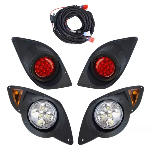 Yamaha G29 Drive Golf Cart LED Light Kit Headlight and Tail Light 2007-2016 Petr