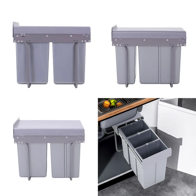 PULL OUT KITCHEN Integrated Recycle Waste Bin 30L/40L Soft