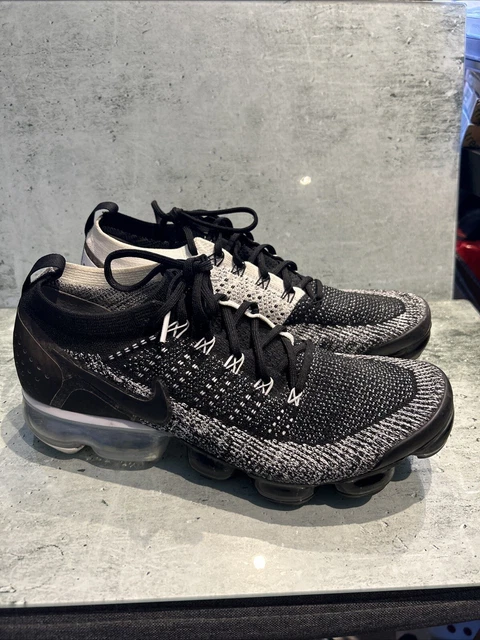NIKE AIR VAPORMAX Flyknit 2 Orca Black White Trainers Size UK 8 52.00 PicClick UK