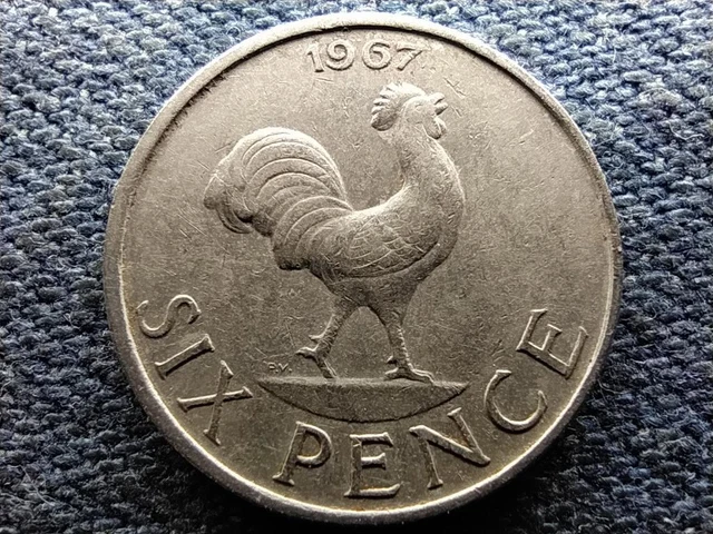 Malawi Hastings Kamuzu Banda (1964-1966) 6 Pence Coin 1967