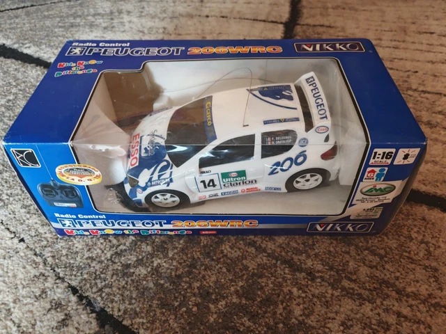 Voiture Radio Commandée YH 1/14 – Peugeot 308 WRC Rallye – Bleu – 34 Cm – Occasion Comme Neuve
