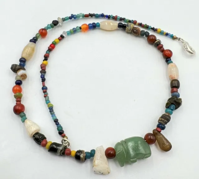 Pagan Pyu Burmese South East Asian Antiquities Glass Agate Jade Old Trade Beads