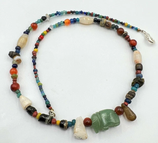 Pagan Pyu Burmese South East Asian Antiquities Glass Agate Jade Old Trade Beads