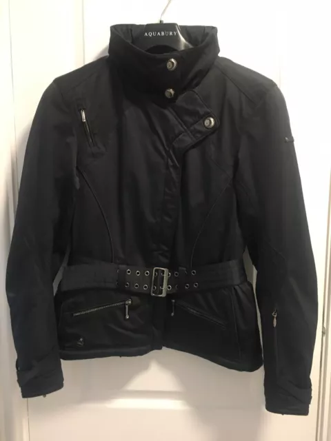 SPYDER LADIES BLACK Spylon XT 10000mm Ski Jacket. Size 8. Pre