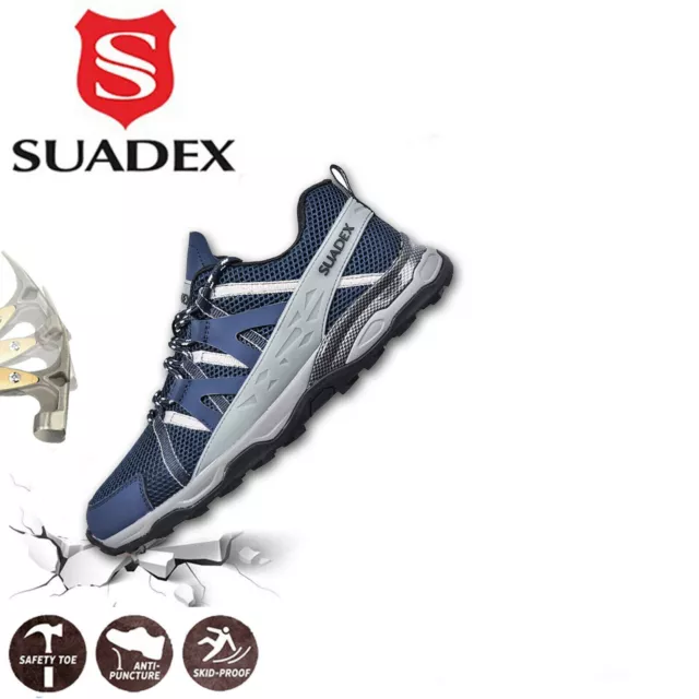SUADEX SAFETY SHOES Work Shoes Men'S Travel Hiking Sports Shoes Steel ...