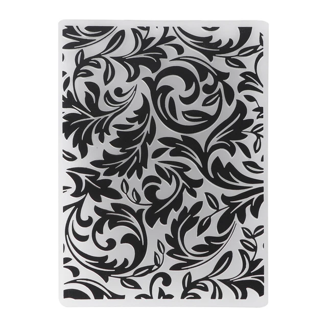 Embossing Template Embossing Folder Leaf Pattern Template DIY Stencil for
