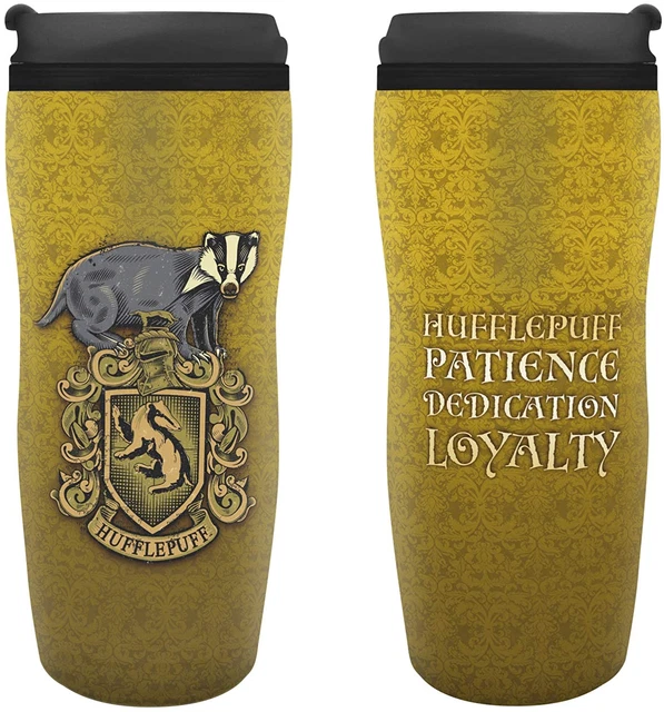 WATER BOTTLE THERMOS Travel Harry Potter Hufflepuff Tumbler Travel Mug