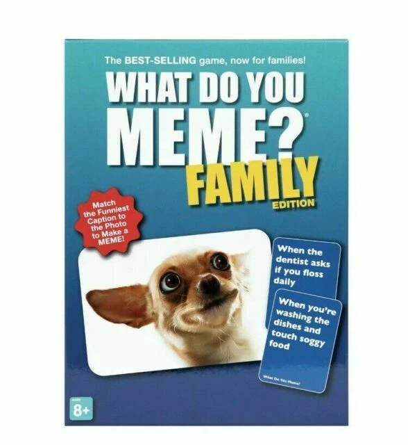 WHAT DO YOU Meme? Family Edition Game Family Friendly 2021 C4 £10.39 PicClick UK WHAT DO YOU Meme? Family Edition Game Family Friendly 2021 C4 £10.39 PicClick UK