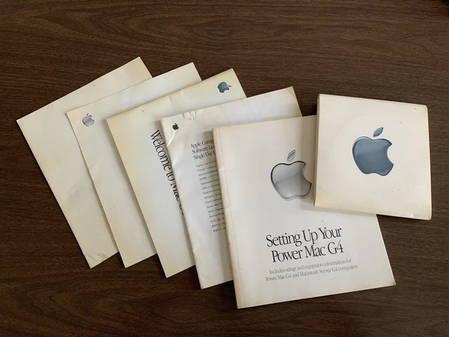 Power Mac G4 Instructions/Set-Up Kit (Booklets & Discs)