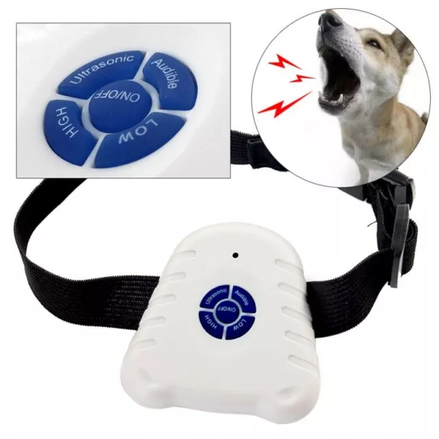Collier Anti-aboiement pour chien, répulsif ultrasonique, dispositif de contrô