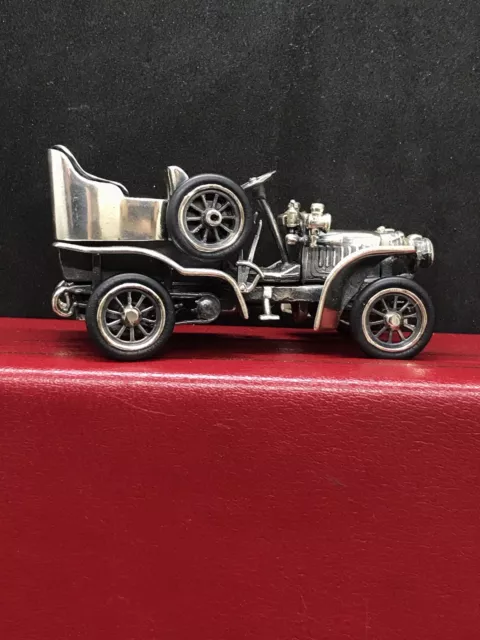 Vintage Novelty Sterling Solid Silver Model Of A Chitty Chitty Bang Bang Car