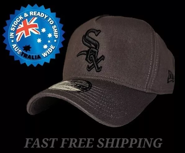 Chicago White Sox Mlb New Era 9Forty Grey & Black Snapback Cap Hat La Ny Nba Nfl