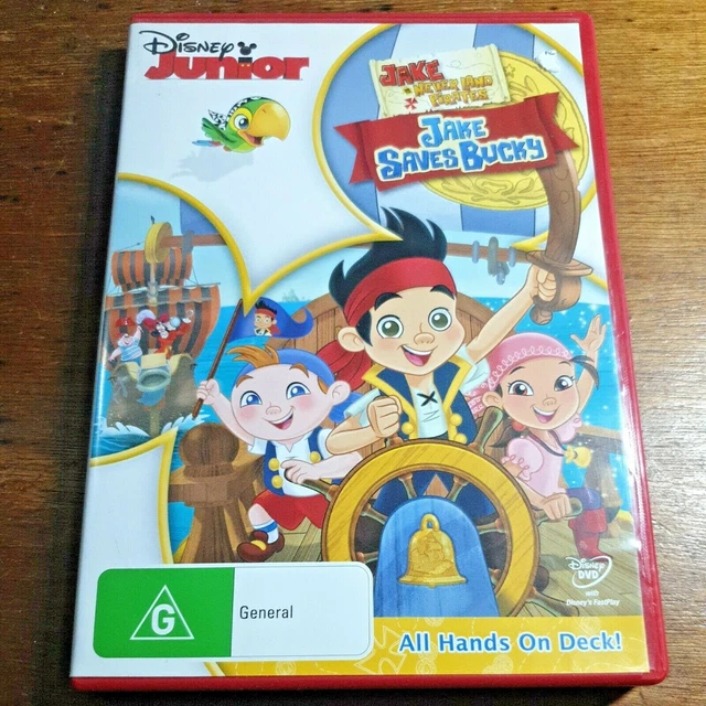 JAKE AND THE Neverland Pirates Jake Saves Bucky DVD Disney Junior R4