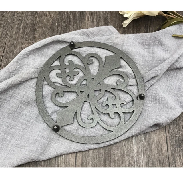 Alfombras de fundición trivet resistentes al calor sartén caliente soporte almohadilla placemat saaster