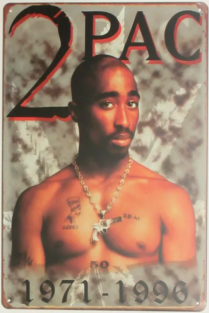 2Pac 1971-1996 Metal Sign - Tupac Shakur