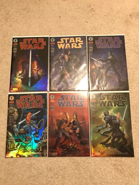 Star Wars #1-6: Prelude To Rebellion, Chrome Edition, 1999, Dark Horse Comics
