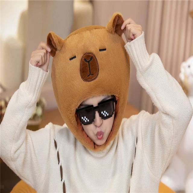 CAPYBARA HAT COSPLAY Creative Funny Cute Cap for Dress up Birthday