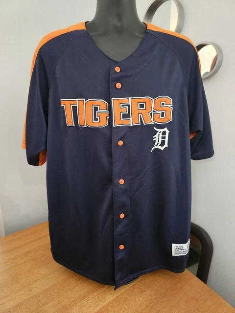 Dynasty Series MLB Detroit Tigers Jersey Mens XL 46-48 Embroidered Baseball Rare Dynasty Series MLB Detroit Tigers Jersey Mens XL 46-48 Embroidered Baseball Rare