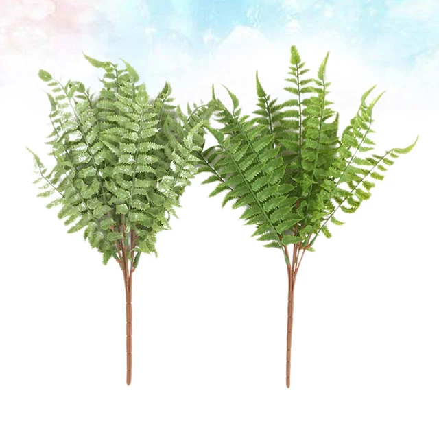 4 Felci Artificiali Per Esterni - Piante Finte UV Resistenti, Altezza 40cm - Foto 4