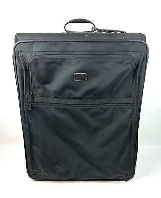 Tumi 2246D3 Alpha Black Luggage 2 Wheel Suitcase Ballistic Nylon Black