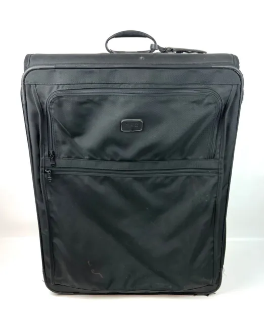 Tumi 2246D3 Alpha Black Luggage 2 Wheel Suitcase Ballistic Nylon Black