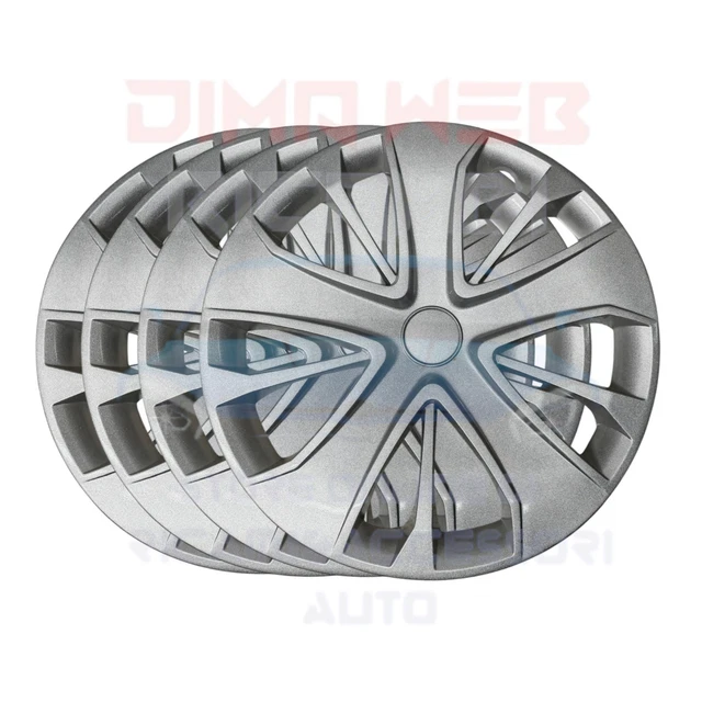 Set 4 Coppe Copricerchio Copriruota Borchie Renault Clio 2016 15 - Foto 4