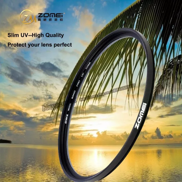 Zomei 40,5 m filtro UV sottile protezione obiettivo ultravioletto per fotocamera Canon Nikon
