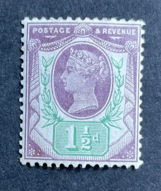 GB QV SG198 1½d Dull Purple & Green Lightly, Fine mint, LMM, gummed