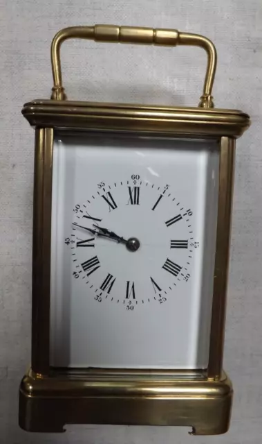 Excellent Large 8-Day Striking Carriage Clock