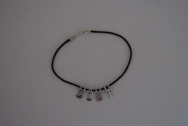 "HW" Hotwife Ankle Bracelet – Silver Plated Anklet, Fetish & Lifestyle Jewellery