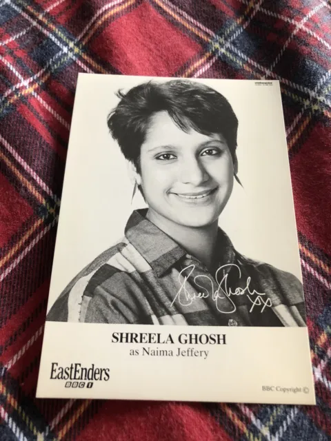 Shreela Ghosh (Eastenders) Presigned Vintage Bbc Cast Card