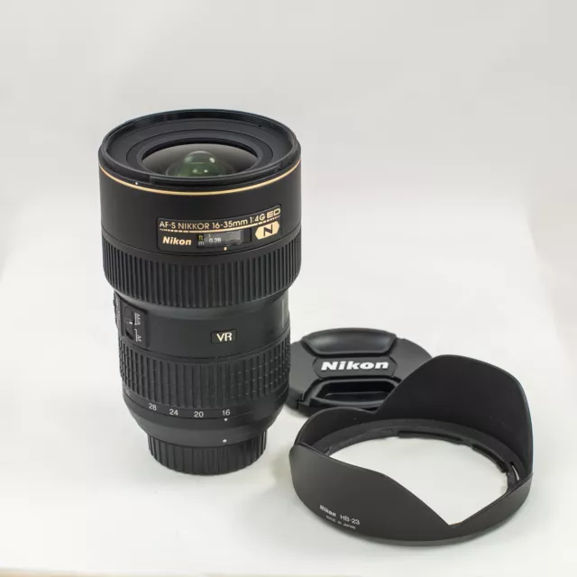 Nikon NIKKOR 16-35mm f/4 AS G SWM AF-S VR IF N M/A ED Lens