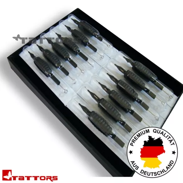 30 x FREIWAHL! Einweg Einmalgriff - STERIL Endrohre+ Nadel Original TATTORS®med. 3