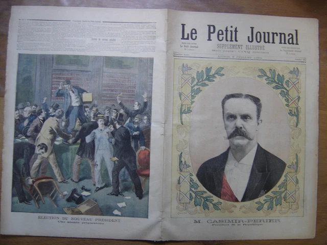 Le Petit Journal N°923 - 26 Juillet 1908 - Voyage Du Président De La République