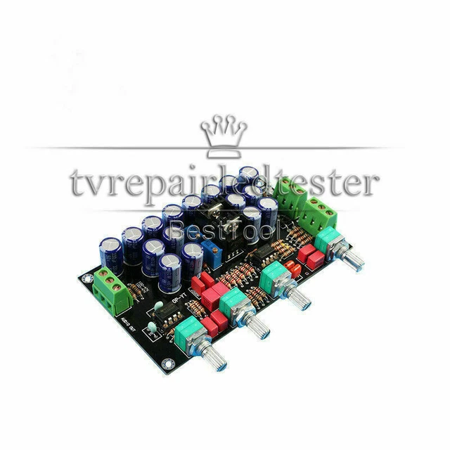 Mono Tone Control Pre Amplifier FC-28 Rev.2 with Vol. Bass Treble 12-24VDC