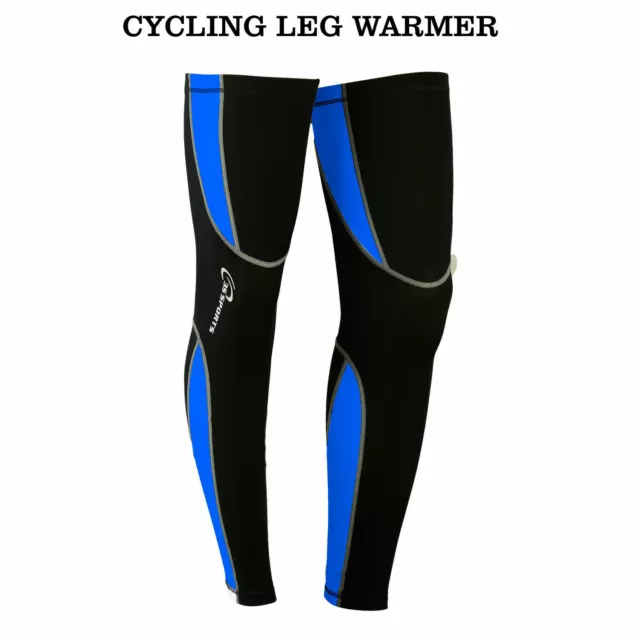 Cycling Leg Warmer Thermal Compression Winter Knee Running Warmers Roubaix New