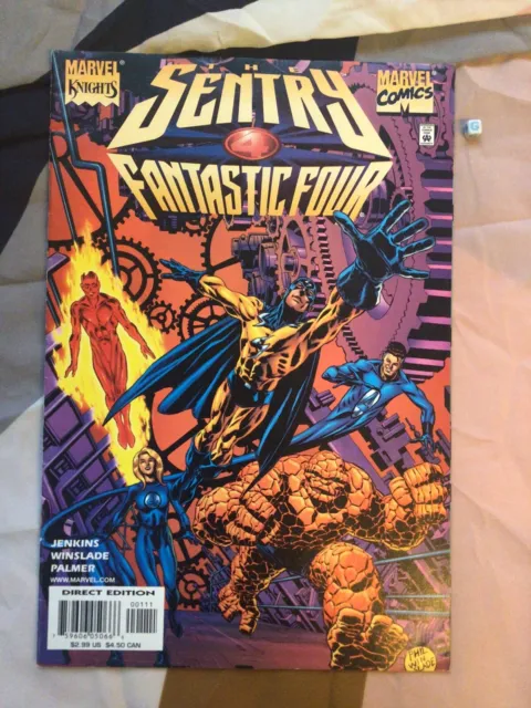 The Sentry Fantastic Four #1 One Shot Rare 2001 Marvel Knights Comic FN+