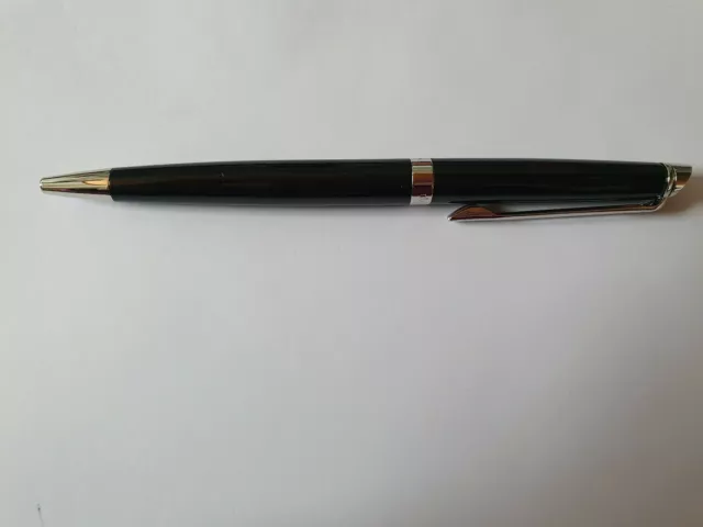 Kugelschreiber Waterman Hemisphere schwarz silber