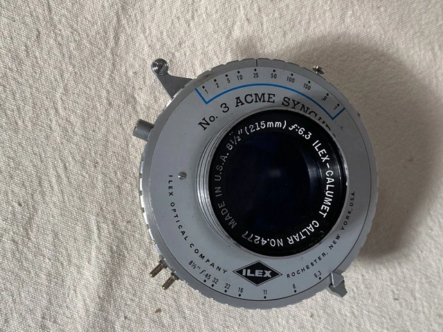 ILEX- CALUMET CALTAR 215mm f6.3 Large Format Lens $95.00 - PicClick CA