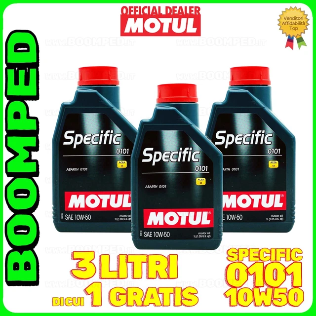 Aceite Motul 10W50 100% Sintético 4L + Filtro – Para Abarth 500, 595, 695 Y Otros