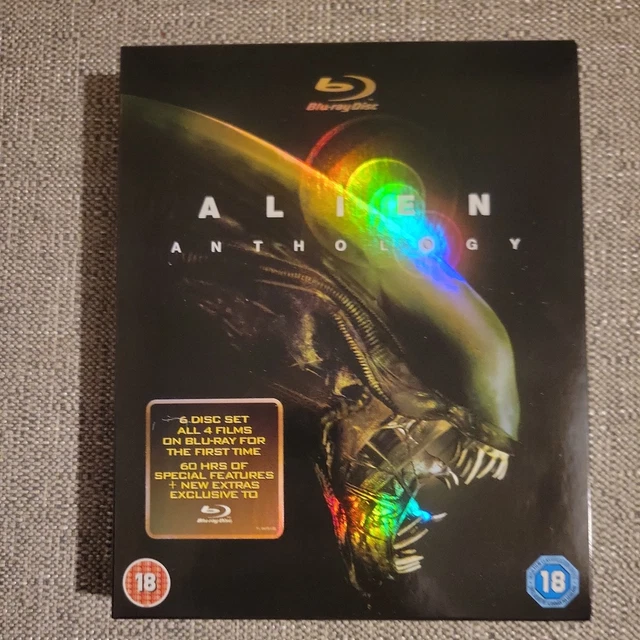 ALIEN ANTHOLOGY BLU Ray Box Set 6 Discs Movies 1 2 3 4 UK Brand New ...