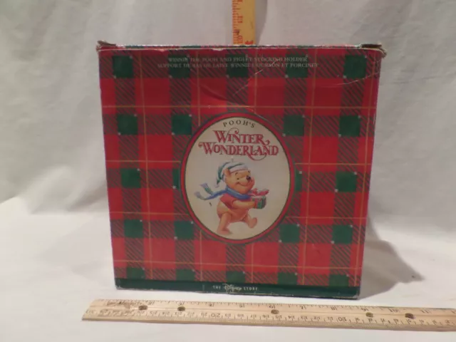 Vintage 1996 Disney's "Winnie The Pooh" Wonderland Winnie The Pooh Stocking Hold