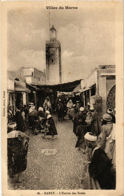 CPA AK Rabat - L'Entree des Souks MAROC (963692)