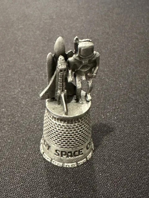 Fort Kennedy Space Center FLA Thimble Pewter