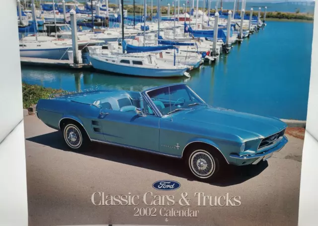 2002 Ford Classic Cars & Trucks Wall Calendar  Ron Kimball Photos  13 x 11