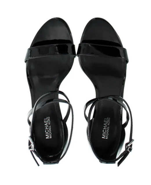 Michael Kors Ava Mid Sandal, Women's Leather Strappy 3.25" Pump Heels 3