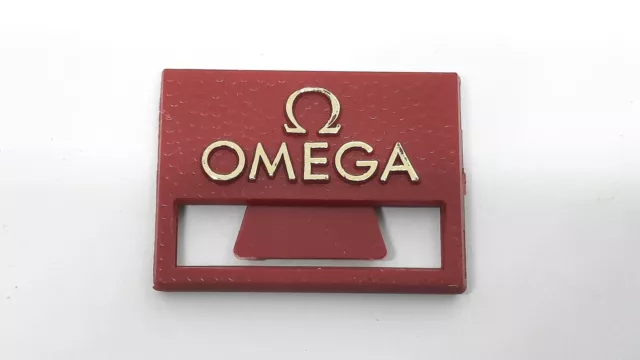 NOS Vintage Omega Plastic Watch / Hang Price Sale Tag 1970' / 1980'