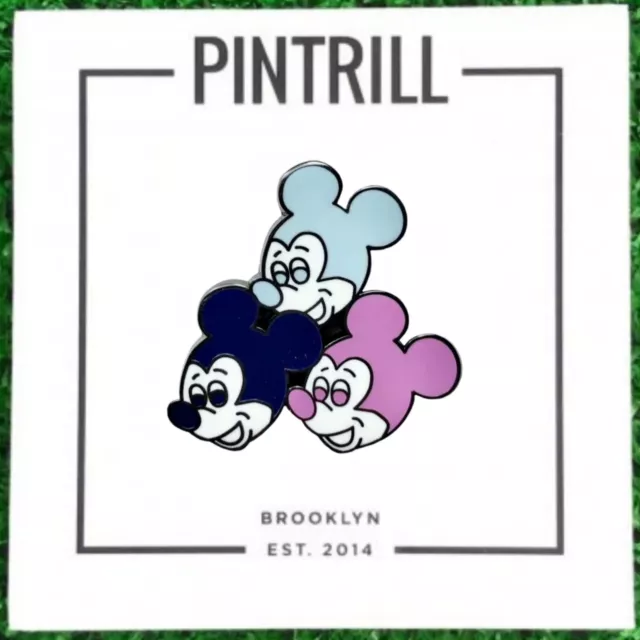 ⚡RARE⚡ PINTRILL Disney 3 Mickey Mouse Pin *BRAND NEW* LIMITED EDITION