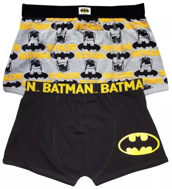 Mens Batman Gotham 2 pack Cool Comfy Boxer Shorts Summer Gift Deal